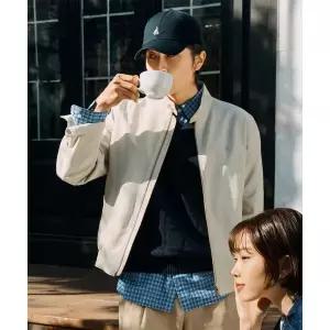 매장정품 빈폴 BEANPOLE MEN [Essential] 해링턴 재킷 아이보리 (BC5139E010) BC5139E010 227703