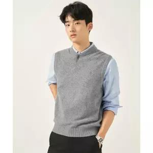 매장정품 빈폴 BEANPOLE MEN 버튼넥 베스트 - 그레이 BC5951C313 227704