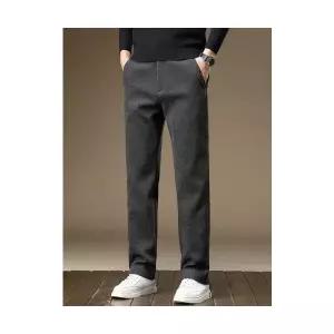 아이언하트 남성 남친 바지 배기핏 가을 겨울 설니르 캐주얼 도톰 기모 스판 KKE4