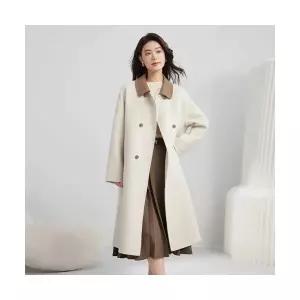 모직코트 여성 코트 메일라드 모직 추동 베이지 그레이 스판 admr4