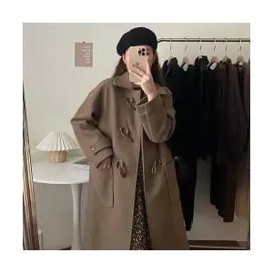 모직코트 여성 코트 모직 가을 겨울 도톰한 하프 기장 admr4