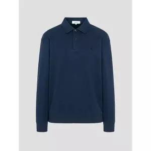 매장정품 BEANPOLE 빈폴 25FW 더블니트 칼라넥 스웨트 셔츠 - 로열 블루(BC5841C01N) 741806