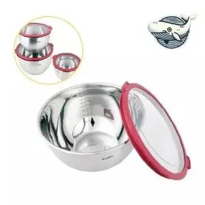 세탁 정리 스텐 믹싱볼 해먹 용기 뚜껑 있는