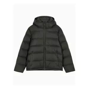 매장정품 캘빈클라인 진 CK 남성 나일론 집업 후드 다운 푸퍼 자켓 CHARCOAL 4RC518G PAR 1481733