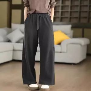 깜도리 여자 키작녀 겨울 바지 추동 기모 도톰 배기핏 슬림핏 맨투맨 꾹4