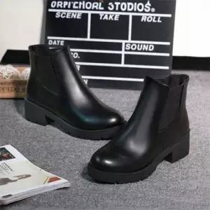 레인 여자 하이힐 신발 C189 첼시 방수장화 일상 낮은굽 슈즈 앵클 HWFK91SK