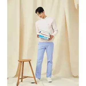 매장정품 빈폴 BEANPOLE MEN [Essential]봄 치노 슬림 팬츠 스카이 블루 (BC5121E01Q) BC5121E01Q 227732
