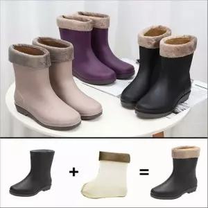 겨울신발 여성방한화 방한부츠 방한 여자방한화 신발 내피 겨울부츠 미끄럼방지 방한장화 여성 기모