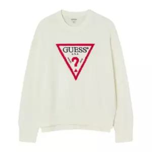 매장정품 GUESS 게스 여성 빅삼각 긴팔 스웨터(YPDS1608) 842605