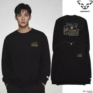 매장정품 DYNAFIT 다이나핏 YUW23251남성,공용 스콧 면혼방 기모 등판 그래픽 맨투맨 티셔츠(기존가 119,00