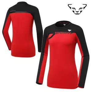 매장정품 DYNAFIT 다이나핏 가을 여성용 퍼포먼스 무드 배색형 빅로고 포인트 SAVE (세이브) 여성 긴팔티 Y