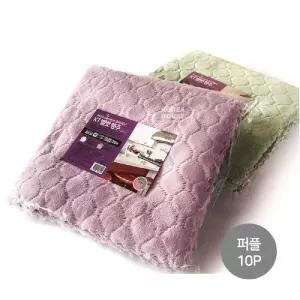 극세사 벨벳행주 중 (색상랜덤)10p(30x30cm)/업소용/행주/매직/부직포/종이/위생/요술/헹주/티슈/물티슈
