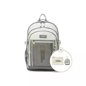 매장정품 NATIONALGEOGRAPHIC 내셔널지오그래픽 파치 백팩 N241ABG010 화이트,핑크,그레이,블랙 839275