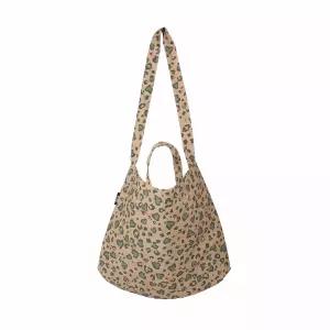투오 브랜드마크 2WAY LEOPARD ECO BAG WOOD · 투웨이 레오파드 에코백 우드