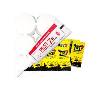 바퀴벌레약 페스트세븐겔80g+먹이통30개+끈끈이2줄