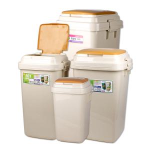 분리수거 리드 종량제 휴지통(20L)/사각/쓰레기통