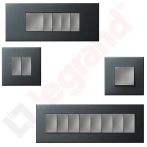 르그랑 아테오 유럽형 가로형 그라파이트 스위치 1구 2구 3구 4구 5구 6구 7구 8구