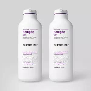 [닥터포헤어] 손상모케어 탈모증상완화 폴리젠 실크 샴푸 500mlx2