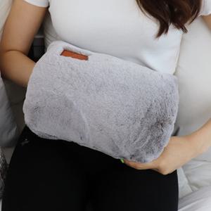 한양 충전식 온수 전기 찜질기 핫팩 밍크 파우치