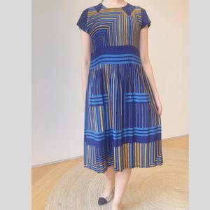 플리츠 주름 하객 원피스 휴양지룩 바캉스룩 리조트룩