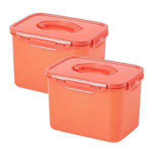 이지앤프리 사각사각 김치통 숙성지연 용기 3.2L, 2개