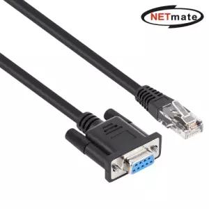 NETmate 9핀 RJ-45 시리얼 케이블 1.8m DB9F RJ-45 NM-DB945B