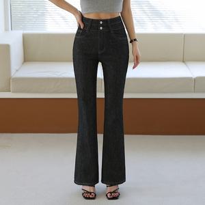 [시크폭스] 논페이드 골반필러패드 생지 부츠컷 데님팬츠