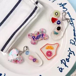 [오피스스쿨] 토단 레진아트 썸머 키링 만들기 1인세트 DIY 레진 입문자 만들기 KIT