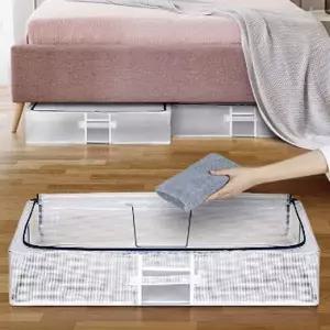[하프클럽/알티피아]리빙박스 침대밑 보관함 정리 소 옷 파우치 이불