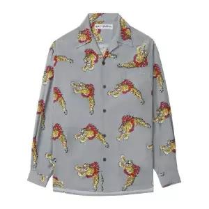 와코마리아 X 팀 레히 타이거 프린트 셔츠 24FWWMSHI03 TP434202826
