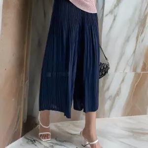 [다잇템]여자 와이드핏 와이드팬츠 칠부 쿨링 팬츠