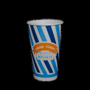 16온스 탄산 기성 종이컵 테이크아웃 일회용 콜팝 컵 1000개입