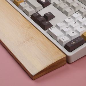 몬스타 가츠 키보드 대나무 뱀부 팜레스트 우드 커스텀 기계식키보드 손목 받침대