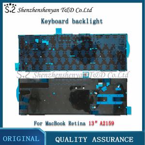 호환 애플 맥북 프로 레티나 13 인치 A2159호일 페이퍼 쉴드 백라이트 키보드 교체 EMC 3301 중반