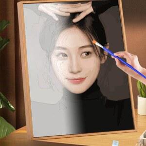 맞춤제작 유화그리기세트 페인팅 세트 DIY 드로잉 명화그리기