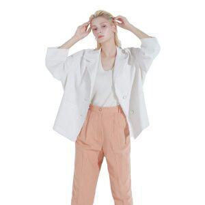 [NS홈쇼핑][다니엘에스떼] 루즈핏 프린지 트위드 자켓_아이보리[35145005]