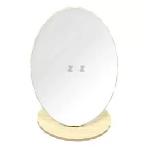 원목 탁상거울 타원형 스탠드 화장대 테이블/거울/가정용/작은/미용/소품/미니/예쁜/탁상/공주거울/거울대