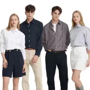 [U.S. POLO ASSN.] USPA 남성/여성 스탠다드핏 코튼셔츠 3종택1