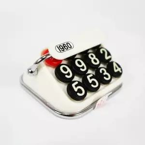 논슬립 레트로타자기 안심번호 주차번호판 새차선물 논슬립주차번호판 논슬립