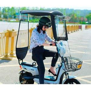 전기 자전거 비막이 창고에 신형 투명 완전 밀폐형 비바람 방지 소형 전기 오토바이 비막이 창고를 늘렸다.