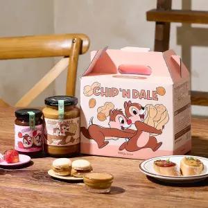 텐바이텐X슈퍼너츠X복음자리 디즈니 칩앤데일 피넛버터 딸기잼 세트 선물 스승의 날 결혼식 답례품 다과 건