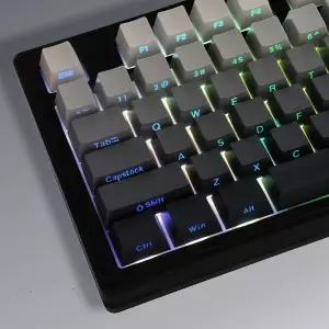 모노블랙 다크 그라데이션 키캡 (133key) 측면 OEM PBT 기계식 키보드