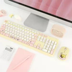 [아이노트]카카오프렌즈 춘식이 무선 키보드마우스 세트 KFKM200