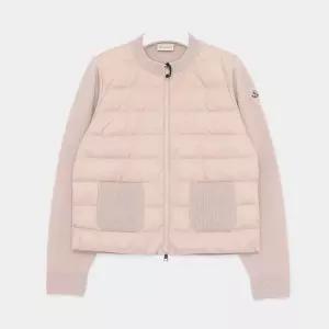 패치로고 울 패딩 믹스 여성 자켓 9B00036 M1131 21P