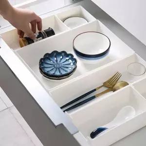 칸막이 정리함 다용도 플라스틱 수납함 서랍 정리함 조립식 신발장 싱크대 화장대 사무실 속옷 수저 양말