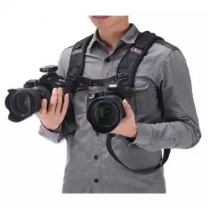 듀얼 숄더 퀵 스트랩 어깨 벨트 마운트 바디 카메라 촬영 체스트 돌리 DSLR