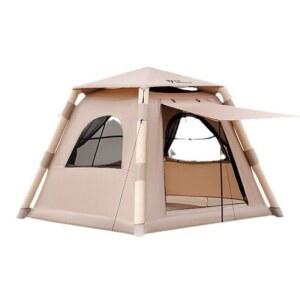 에어 텐트 쉘터 대형 글램핑 비치 면텐트 스프링바 육각