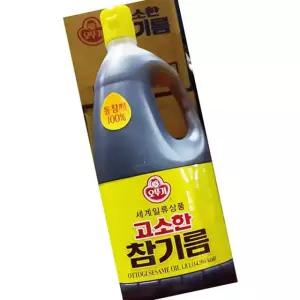 오뚜기 고소한 참기름 1.8L 6병