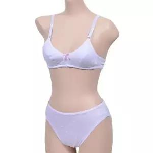 초등여아 2단계 A컵 고급 브라팬티세트 WFKZCVH