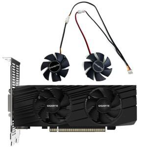 GIGABYTE GTX 1650 팬 GV-N1656OC-4GL 그래픽 카드용 냉각 FS1250-C-2053 FS1250-X1042X6FL 2 핀 3 핀